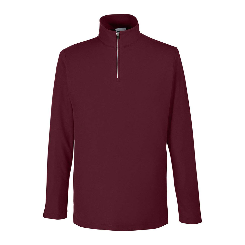 CUSTOM CORE365 MENS FUSION CHROMASOFT™ PIQUE QUARTER-ZIP PULLOVER